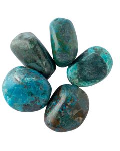 Chrysocolla Large Tumblestone 30-40mm, Peru (100g) NETT