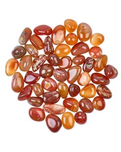 Carnelian Small Tumblestone 10-20mm, China (250g) NETT