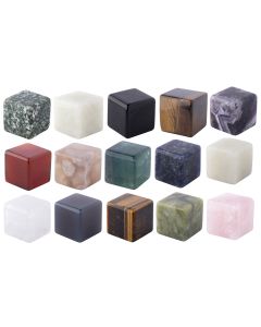 Assorted Gemstone Cubes 20mm (15pcs) NETT