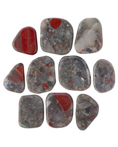 African Bloodstone 35-45mm Smoothstone (10pcs) NETT