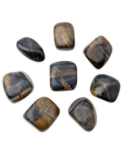 Tiger Eye Blue Large Tumble 30-40mm, China (250g) NETT