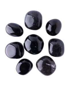 Black Obsidian Medium Tumblestone 20-30mm, China (100g) NETT