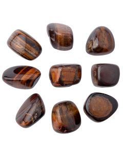 Red Tiger Eye Large Tumblestone 30-40mm, China (250g) NETT