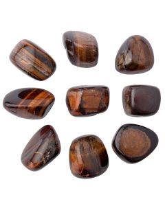 Red Tiger Eye Large Tumblestone 30-40mm, China (250g) NETT