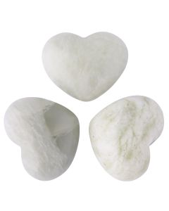 New Jade Mini Heart Carving 25x30mm (3pcs) NETT