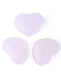 Rock Crystal Mini Heart Carving 25x30mm (3pcs) NETT