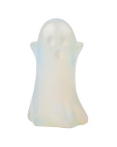 Opalite Mini Ghost Carving 30x50mm (1pc) NETT