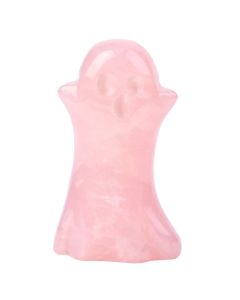 Rose Quartz Mini Ghost Carving 30x50mm (1pc) NETT