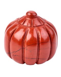 Red Jasper Mini Pumpkin Carving 25mm (1pc) NETT