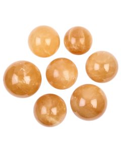 Golden Calcite Spheres, China, approx 10-15cm (Approx 5kg per Box) NETT