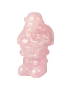 Rose Quartz Santa Claus 40mm (1pc) NETT