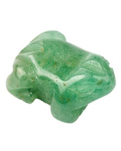 Green Aventurine Frog Carving (1pc)