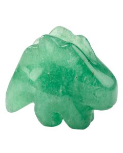 Green Aventurine Stegasaurus Carving (1pc)