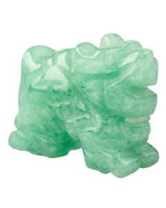 Green Aventurine Dragon Carving (1pc)