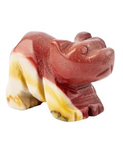 Mookaite Bear Carving (1pc)