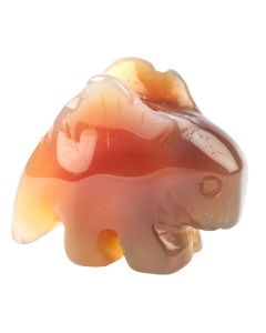 Carnelian Stegasaurus Carving (1pc)