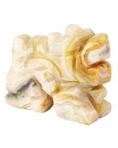 Crazy Lace Agate Dragon Carving (1pc)