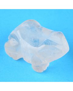 Quartz Frog Carving (1pc)