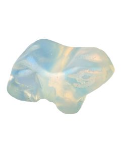 Opalite Frog Carving (1pc)