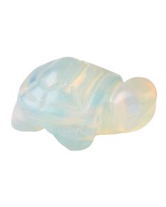 Opalite Turtle Carving (1pc)