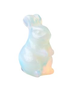 Opalite Rabbit Carving (1pc)