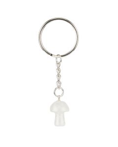 Quartz Mushroom Keyring (1pc)