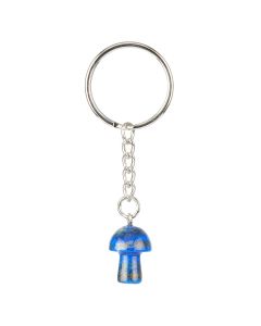 Lapis Mushroom Keyring (1pc)
