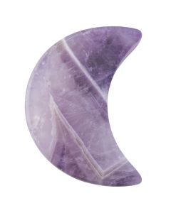 Amethyst 30mm Moon (1pc) NETT