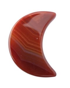 Carnelian 30mm Moon (1pc) NETT