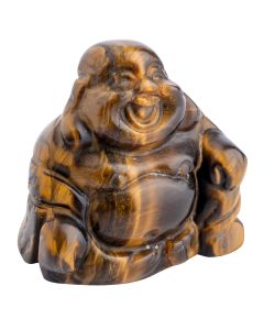 Tiger Eye Buddha, 28x30mm (1pc) NETT