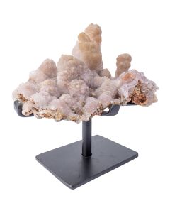 Pink Quartz Druzy Stalagmite Display Piece (15x11x14CM, 0.58KG) (1pc) NETT