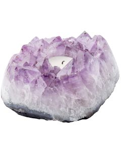 Polished Amethyst Candle Holder, Brazil (1pc) NFD