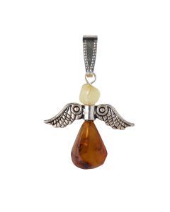 Honey Amber Angel Pendant (1pc) NETT