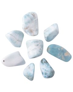Larimar A Grade Medium Tumblestone 20-30mm, Dominican Republic (50g) NETT