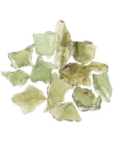 Moldavite Rough 0-0.40g/pc, Chlum, Czech Republic (3 gram bag) NETT