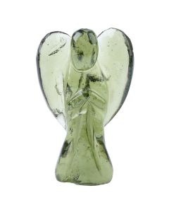 Moldavite Angel Carving 1.9g, Chlum, Czech Republic, (1pc)
