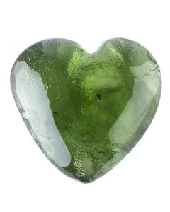 Moldavite Heart Carving 1.33g (1pc)