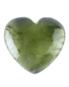 Moldavite Heart Carving 2.28g (1pc)