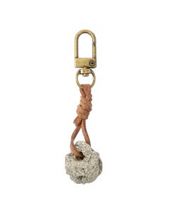 Pyrite Cluster Brass Keyring (1pc)