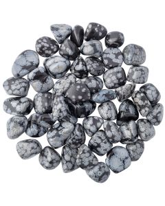 Snowflake Obsidian Tumblestone Refill (50pcs) NETT