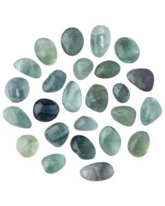 Fluorite Extra Quality Tumblestone Refill, China (25pc) NETT