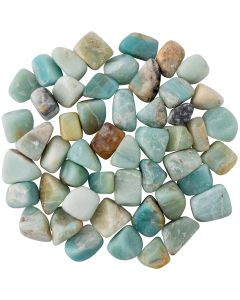 Amazonite Tumblestone Refill (50pcs) NETT