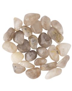 Rutilated Quartz Tumblestone Refill (25pcs) NETT