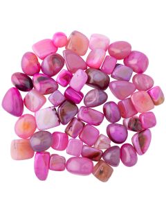 Pink Banded Agate Tumblestone Refill (50pcs) NETT