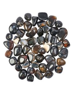 Black Banded Onyx Tumblestone Refill (50pcs) NETT