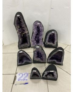 Amethyst Cathedral Crate No.22, 123.2kg (8pcs) NFD (PRE-ORDER)