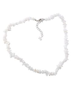 18" Rainbow Moonstone Chip Necklace & Ext Chain (1pc) NETT