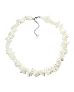 18" Mother of Pearl Chip Necklace & Ext Chain (1pc) NETT
