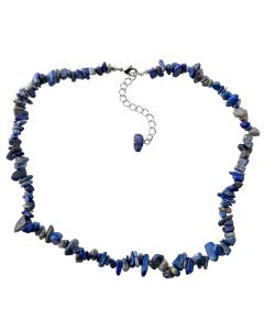 18" Lapis Chip Necklace & Ext Chain (1pc) NETT