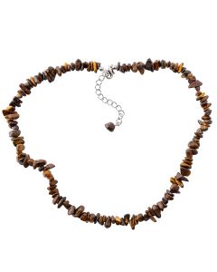 18" Chip Tiger Eye 'A' Necklace + Ext Chain (1 Piece) NETT